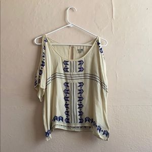 Ecote Open Back Flowy Top